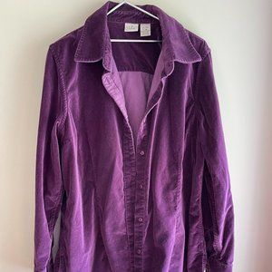 LL Bean long sleeve button shirt - Size L